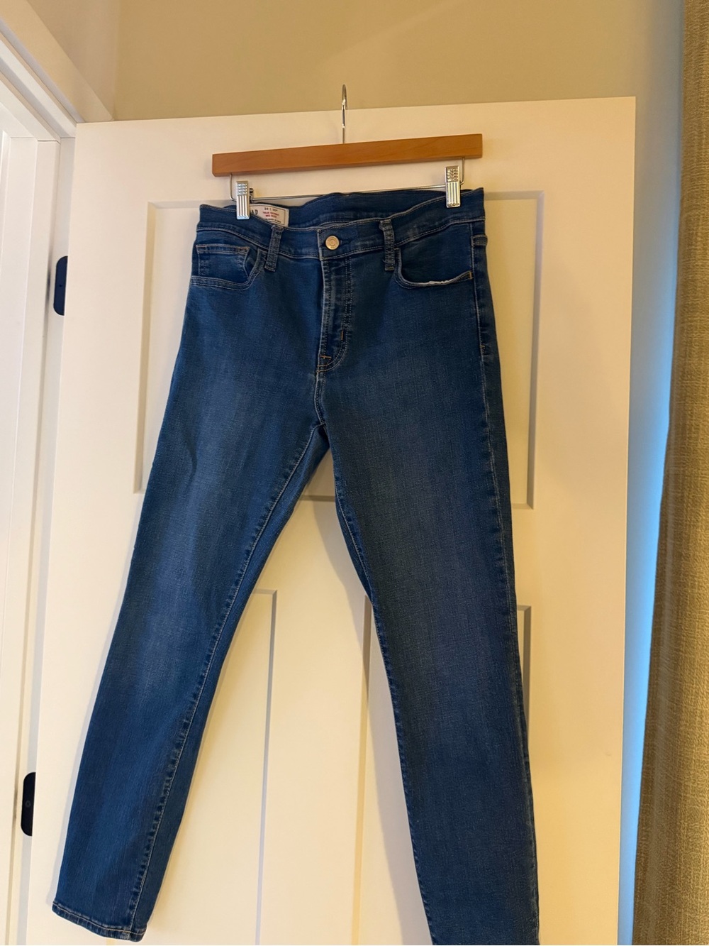 GAP True Skinny Mid Rise Jeans - Dark Blue Wash